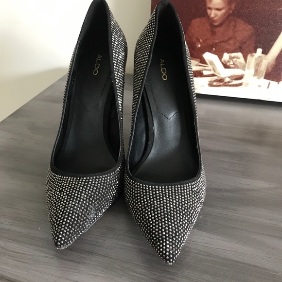Aldo diamond studded stilettos - size 9 - Picture 2 of 4